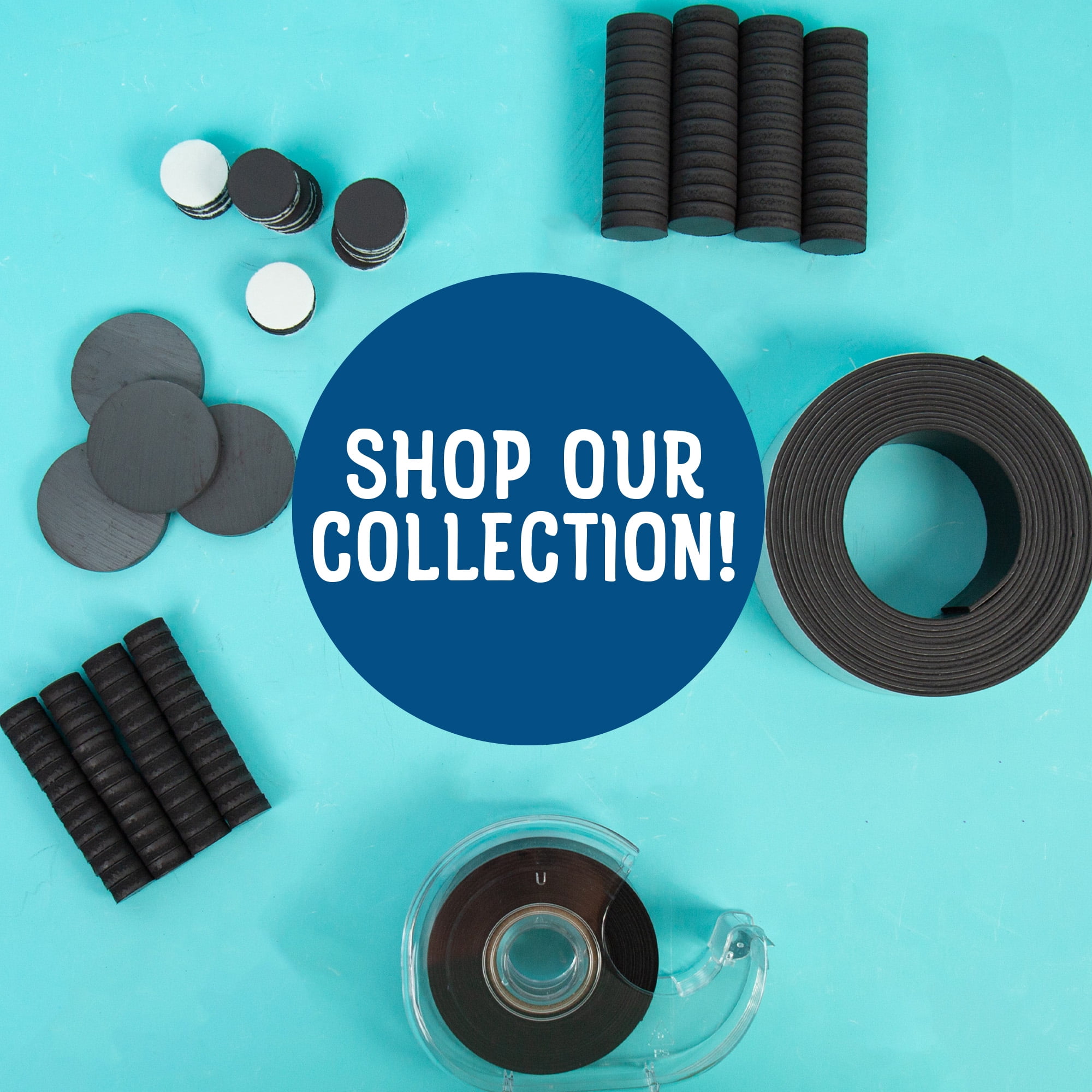 Hello Hobby Magnet Tape Dispenser, 1 Roll, 0.75 in., 26 ft.