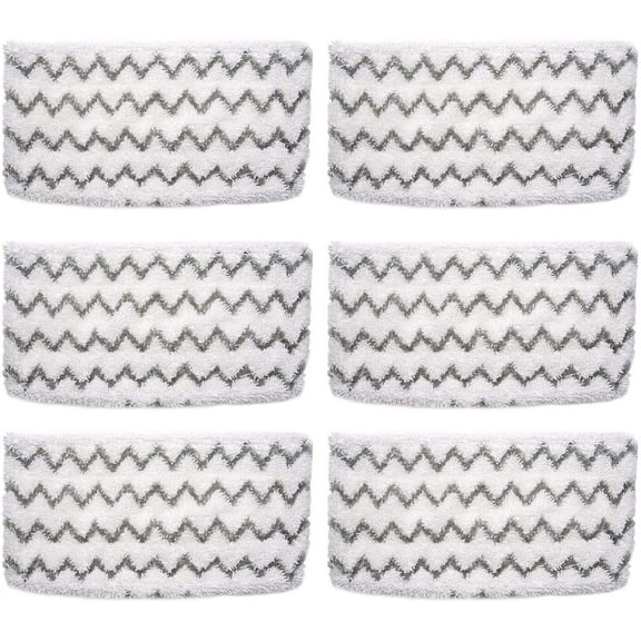 6 Packs Replacement Steam Mop Pads for Shark Steam Mop Hard Floor Cleaner S1000WM S1000 S1000A S1000C Microfiber Refills