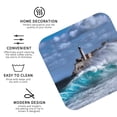 thumbnail image 4 of Honeii Lighthouse in Havana Print Leather Coaster Set of 6, Ideal for Safeguarding Your Furniture from Drinks Spills and Effortless Cleanup,Square, 4 of 6