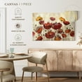 thumbnail image 5 of Elephant Stock Poppies In The Rain Wall Art - Horizontal Canvas Wall Art - Living Room Wall Decor - Floral And Botanical Canvas - Gray And Red Decor By Silvia Vassileva - 30" x 20", 5 of 8