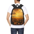 thumbnail image 4 of Balery Sunflower Sunset Rainfall Mochila para hombre y mujer - Tela Oxford 600D resistente - Gran capacidad, resistente al agua, ideal para la escuela, viajes y senderismo, 4 of 6
