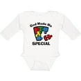 thumbnail image 3 of Inktastic Autism God Made Me Special Boys or Girls Long Sleeve Baby Bodysuit, 3 of 5