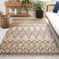 thumbnail image 2 of SAFAVIEH Natural Fiber Mia Geometric Area Rug, Blue/Natural, 4' x 6', 2 of 8