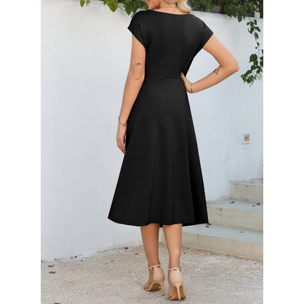 calvin klein illusion-sleeve a-line dress Sleek Tonight Cowl Neck Halter Mini Dress main image 1