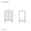 thumbnail image 7 of Cascade 24'' Bathroom Vanity in Brown Oak - Cabinet, 7 of 7