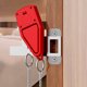 thumbnail image 1 of Tope y protector de puerta resistente Lisbinx: Tope de cerradura con protección anticolisión, bloqueador de apertura de puerta interior para seguridad en el hogar y la oficina., 1 of 1