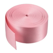 Uxcell Flat Nylon Webbing Strap for Backpack, Cargo Strap, Luggage-rack Pink