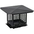 thumbnail image 1 of Qinaqin Chimney Cap-13 x 18 Inch Cuadrado Galvanized Steel Ajustable Bottom Malla Covers Clay Flue Compatible, 1 of 7