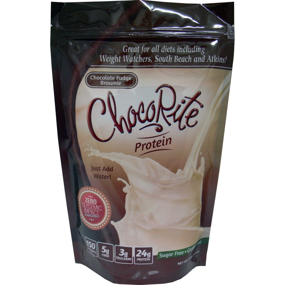 ChocoRite Protein Shake Mix, Fudge Brownie, 14.7 Oz
