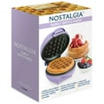 Nostalgia MyMini Waffle Maker, Purple
