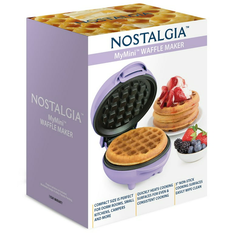 MyMini Personal Electric Snowman Waffle Maker — Nostalgia Products