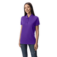 thumbnail image 3 of Zfeel Dry Fit Performance Women Polo T-Shirt, Poly Moisture Wicking Casual Shirt, Purple Tee 5 Pack, Size S, 3 of 5