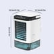 thumbnail image 5 of Enfriador de aire portátil Wosthever blanco poco ruido y energéticamente eficiente, 5 of 6