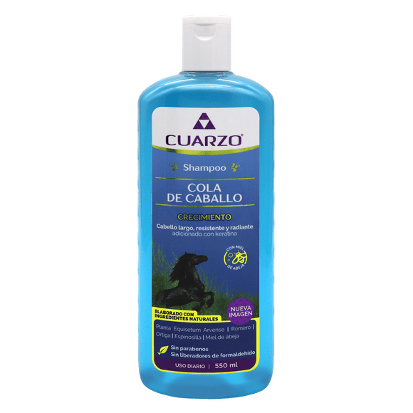 Shampoo COLA DE CABALLO Cuarzo 550 ml NATURISTA