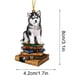 thumbnail image 3 of Decoraciones Navideñas Fiudx Colgante con Forma de Árbol de Navidad y Perro, 3 of 6