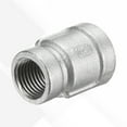 thumbnail image 3 of Uxcell Reducing Coupling 3/8" x 1/4" NPT Female Threaded 304 Stainless Steel Reducer Pipe Fitting Adopts for Water Oil Gas Tube, 3 of 6