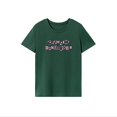 thumbnail image 1 of Camiseta de mujer de verano Tops moda señoras cuello redondo camiseta para viaje oficina trabajo S, 1 of 7