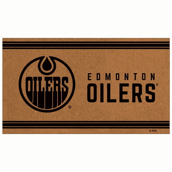 Edmonton Oilers 16" x 28" Logo Turf Mat