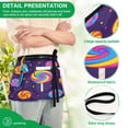 thumbnail image 4 of Yayeee Waist Apron with Pockets for Cooking Waterproof Half Server Aprons, Candy Carnival, 4 of 7