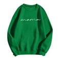 thumbnail image 2 of Women's Sweatshirts 2025 Mama Sweatshirt Long Sleeve Crewneck Casual Graphic Pullover Tops Sweatshirt for Women, 2 of 5
