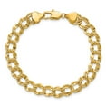 thumbnail image 3 of Kelly Waters  Gold-plated 8mm Double Link Charm 7.25 inch Bracelet, 3 of 3