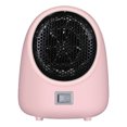 thumbnail image 1 of Mini Heater Fast Heating Overheating Protection Small Space Warmer for Home Table Pink EU Plug 220V, 1 of 5