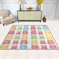 thumbnail image 2 of Yayeee Area Rugs for Living Room 5.2'x4' Non Slip Washable Bedroom Floor Carpet, Gummy Bear Pattern, 2 of 6