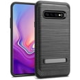 thumbnail image 2 of GSA Brushed Hybrid Case Kickstand for Samsung Galaxy S10 (6.1") Black, 2 of 2