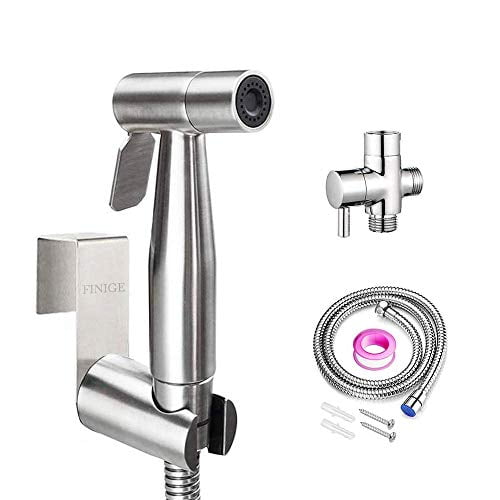 Bidet Sprayer for Toilet Uvish Handheld Bidet for Toilet Bidet Spray Shatafa Bathroom Toilet Bidet Shower Cloth Diaper Sprayer Adjustable Water Pressure Control Brass Jet Spray for Toilet Seat-Chrome Bidet Sprayer for Toilet Uvish Handheld Bidet for Toilet Bidet Spray Shatafa Bathroom Toilet Bidet Shower Cloth Diaper Sprayer Adjustable Water Pressure Control Brass Jet Spray for Toilet Seat-Chrome