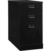 Pemberly Row 3 Drawer Letter File Cabinet In Black Walmart Com Walmart Com