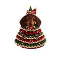 thumbnail image 2 of Crochet Christmas Tree Kit DIY Holiday Craft Set, with Knitted Cotton Yarn for Tabletop Shelf Mantel Festive Home Decor Gift, Christmas Gifts for Family and Friends(Puppy), 2 of 7