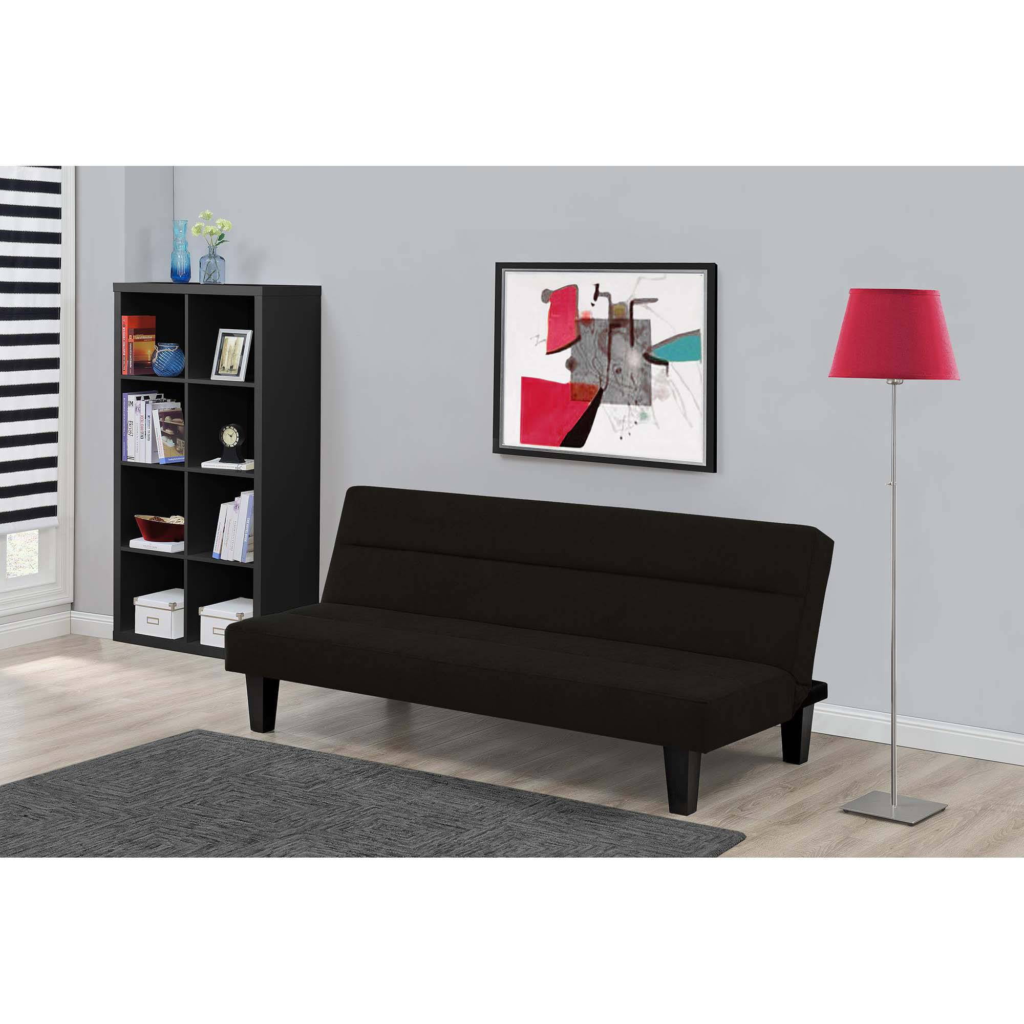 Kebo Twin Size Futon Sofa Bed Brown Black Blue Gray Couch Sleeper