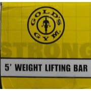 Gold S Gym Weight Lifting Bar 5 Standard