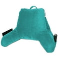 thumbnail image 4 of Nestl Reading Pillow, Medium Bed Rest Pillow with Arms for Kids Teens & Adults – Premium Shredded Memory Foam TV Pillow - Teal, 4 of 9