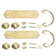 thumbnail image 1 of De Cajón de Latón, Elegante de Tracció Antigua, Textura Delicada Línas Lisas de Armario Fuertes Tocador para Gabinetes de Muebles, 1 of 7