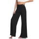 thumbnail image 1 of Lady Elastic Loose Yoga Trousers Casual Wide Leg Long Pants, 1 of 3