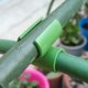 thumbnail image 3 of 50 piezas de clips para enrejado de jardín, conectores de varilla para plantas de jardín, accesorios para estantes (clips cruzados verdes para varilla de 16 mm), 3 of 4