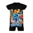 thumbnail image 6 of Unisex Short Sleeve Italian Animal Brainro Bodysuits Multi-size Outfit 3-24 Months Shower Gift, 6 of 8