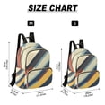 thumbnail image 2 of FORMRS Mini Backpack Purse for Women Travel Daypack Casual Shoulder Bag, Retro Colorful Stripes, 2 of 7