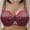 Hot Pink, variant on Women's Push Up Bra Underwire Classic Comfortable Floral Plus Size Lace Lift Up Padded Soft Everyday Bras