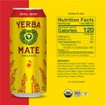 thumbnail image 2 of Guayakí Yerba Mate, Organic Energy Drink Alternative, Revel Berry, 150mg Natural Plant Based Caffeine, Better for You Energy & Focus, No Jitters or Crash, 15.5 Oz (Pack of 12), 2 of 5