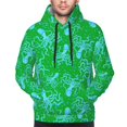 thumbnail image 2 of Bingfone Octopus1 Men's Drawstring Hoodie Long Sleeve Pocket Sweatshirts-3X-Large, 2 of 6