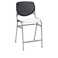 thumbnail image 5 of KFI Studios KOOL Armless Stacking Counter Barstool, White Seat, Black Back, 5 of 6