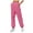 Pink, variant on JURANMO Womens Fashion Athletic Pants Solid Color Baggy Sweatpants Casual Lightweight Elastic Ankle Jogging Pants with Pockets Deals of the Day Dark Gray S