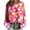 Pullover-AO1Hot Pink, variant on Women's Sweaters Valentine Heart Graphic Oversized Long Sleeve Drop Shoulder Sweatshirts Comfy Crew Neck Soft Tops Valentine's Day Outfits
