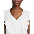thumbnail image 4 of Time and Tru Women's Angel Sleeve Top, 4 of 5