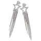 thumbnail image 5 of Pendientes de borlas para mujer Pendientes colgantes de cristal pavé con forma de estrella Pendientes colgantes con flecos y cuentas estilo cascada estilo bohemio, 5 of 5