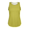 thumbnail image 6 of Workout Tops for Women Ruffle Sleeveless Racerback Crewneck Casual Loose Running Gym Athletic Tee Shirts Loose Fit Yoga Shirt, 6 of 6