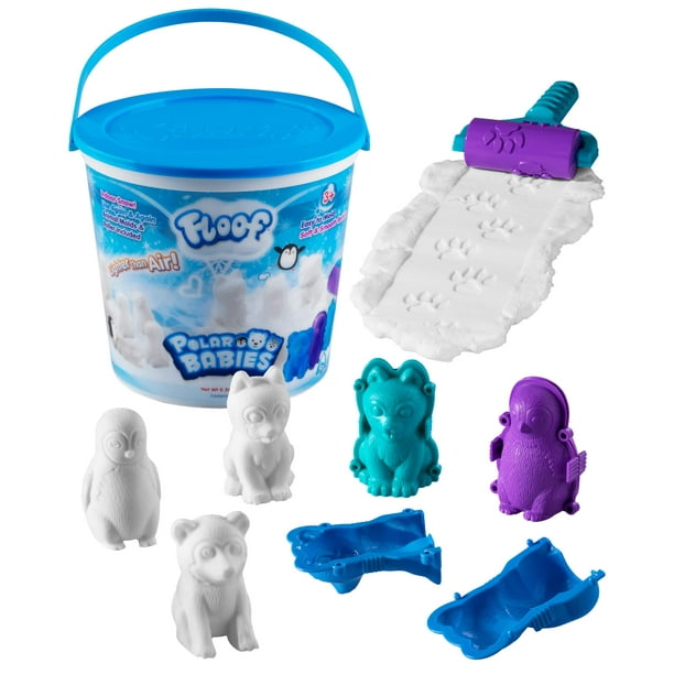 Set de 120 g de material para esculpir bebés Polar de Play Visions Floof