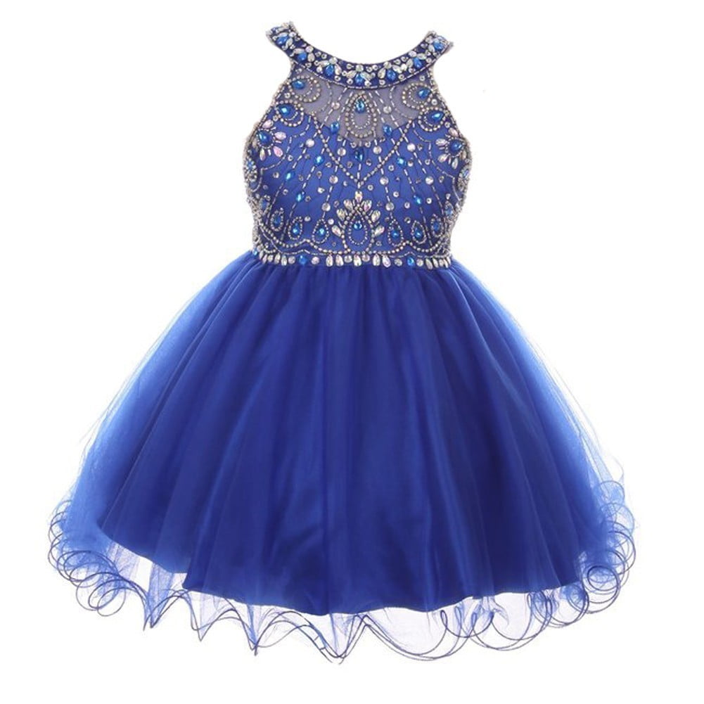 kids blue bridesmaid dresses